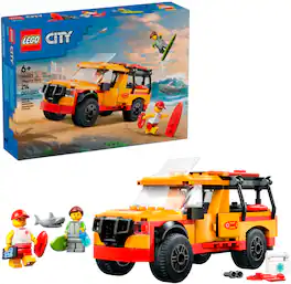 LEGO - City Lifeguard Beach Rescue Truck Building Toy 60453