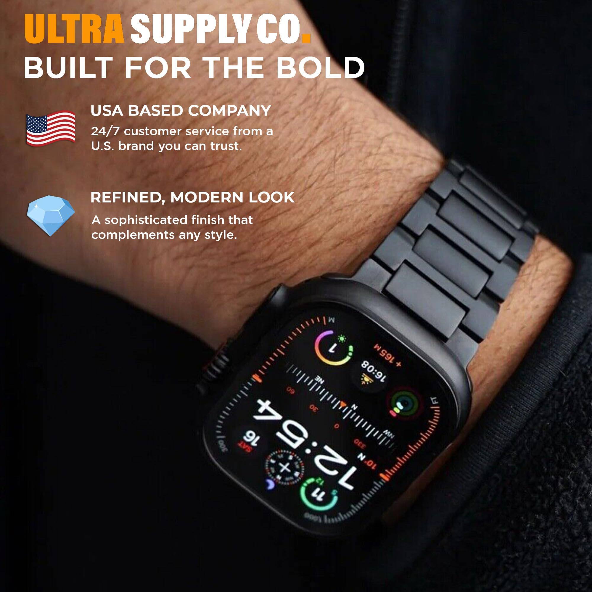 ULTRA SUPPLY CO.  
BUILT FOR THE BOLD  

USA BASED COMPANY  
24/7 customer service from a U.S. brand you can trust.  

REFINED, MODERN LOOK  
A sophisticated finish that complements any style.