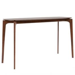 Manhattan Lane - Ebik Counter Height Table, 59 Inch Solid Wood Top and Legs - Walnut Brown