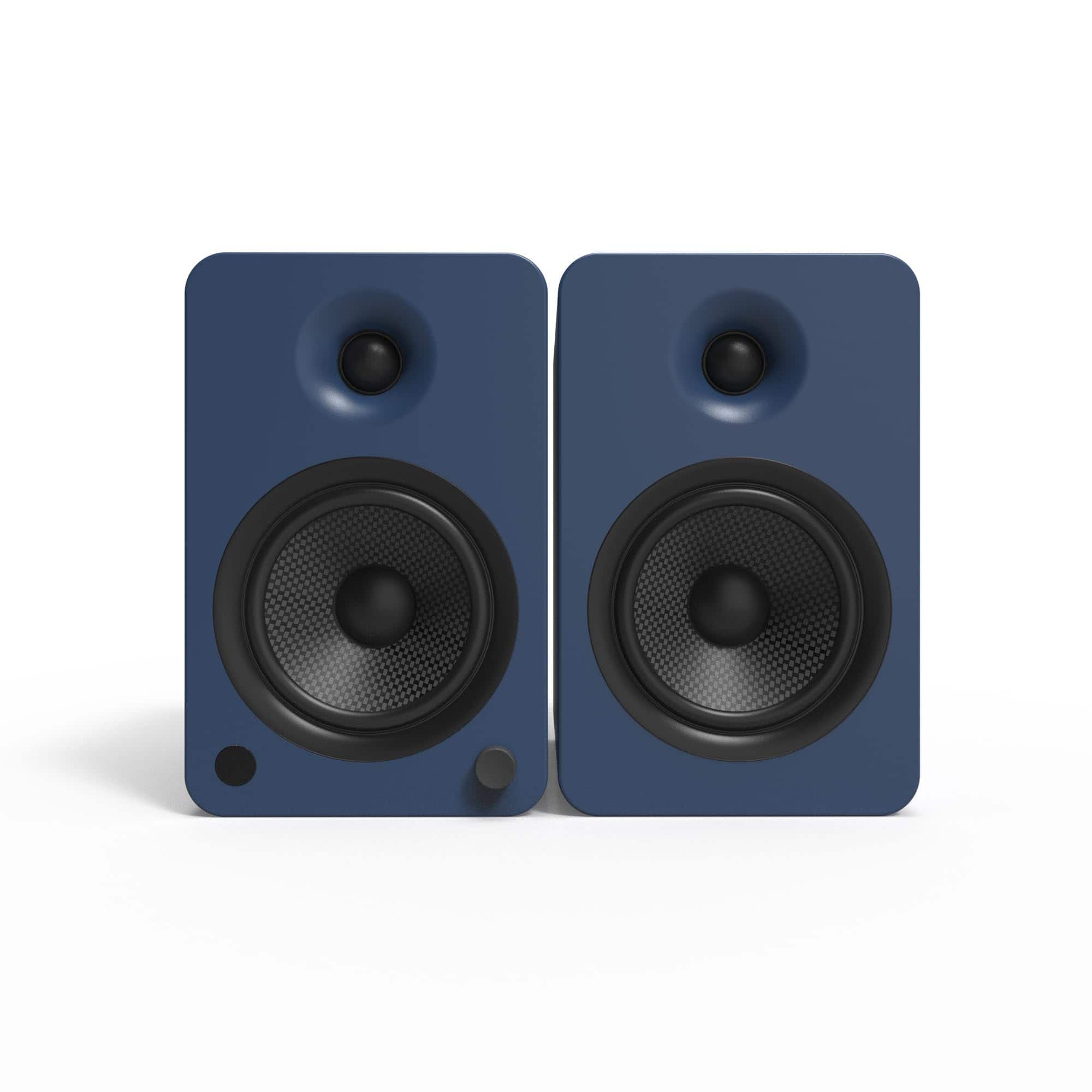 Front. Kanto - Kanto YU6 Powered Speakers with Bluetooth and Built-in Phono Preamp | Auto Standby and Startup | Pair | Matte Blue - Matte Blue.