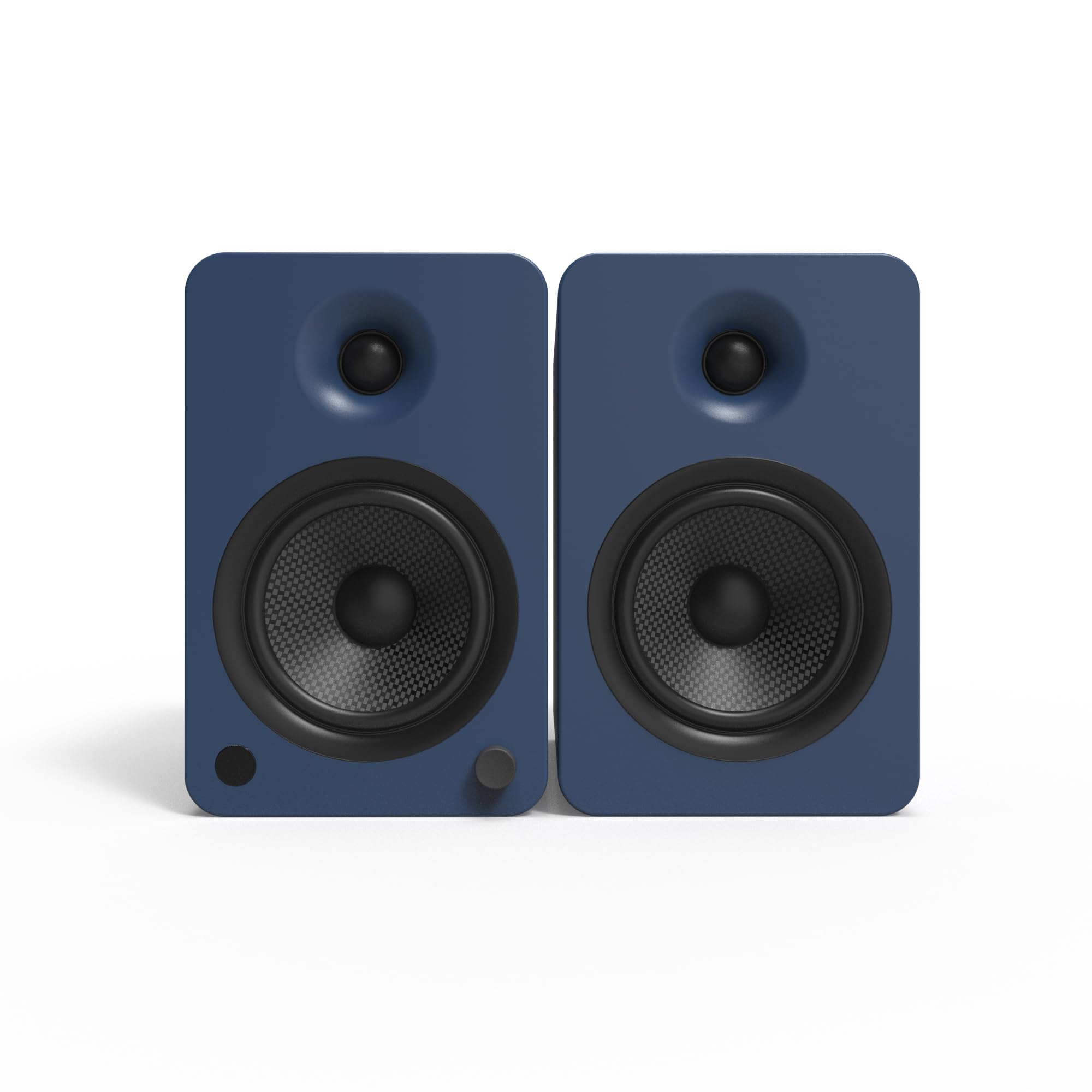 Kanto - YU6 Powered Speakers with Bluetooth and Built-in Phono Preamp | Auto Standby and Startup | Pair - Matte Blue