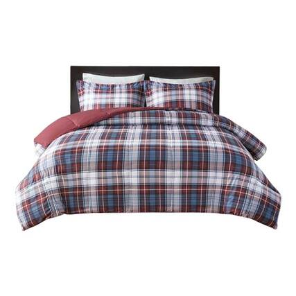 Front. Gracie Mills - Gracie Mills Victor 3M Scotchgard Down Alternative All Season Comforter Set - Grey.