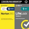 1 YEAR PRE-PAID SUBSCRIPTION
Continuous protection renews automatically each year
norton
Includes
AI-Powered Scam Protection
5 DEVICES
Norton 360
AI-Powered Scam Protection, Secure VPN and Virus Protection
LifeLock by norton
1 ADULT
LifeLock Select
Identity Theft Protection