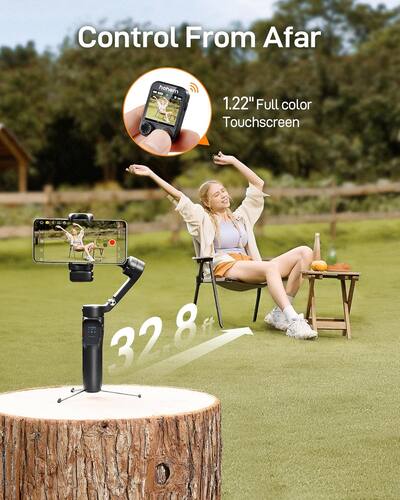 Hohem iSteady V3 Ultra 3 Axis Gimbal Stabilizer for Smartphone w Hohem iSteady V3 Ultra 3 Axis Gimbal Stabilizer for Smartphone w