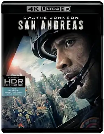 Front. San Andreas - 4K Blu-Ray.