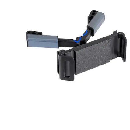 Front. Stock Preferred - 360° Car Back Seat Headrest Mount Tablet Holder - Black.