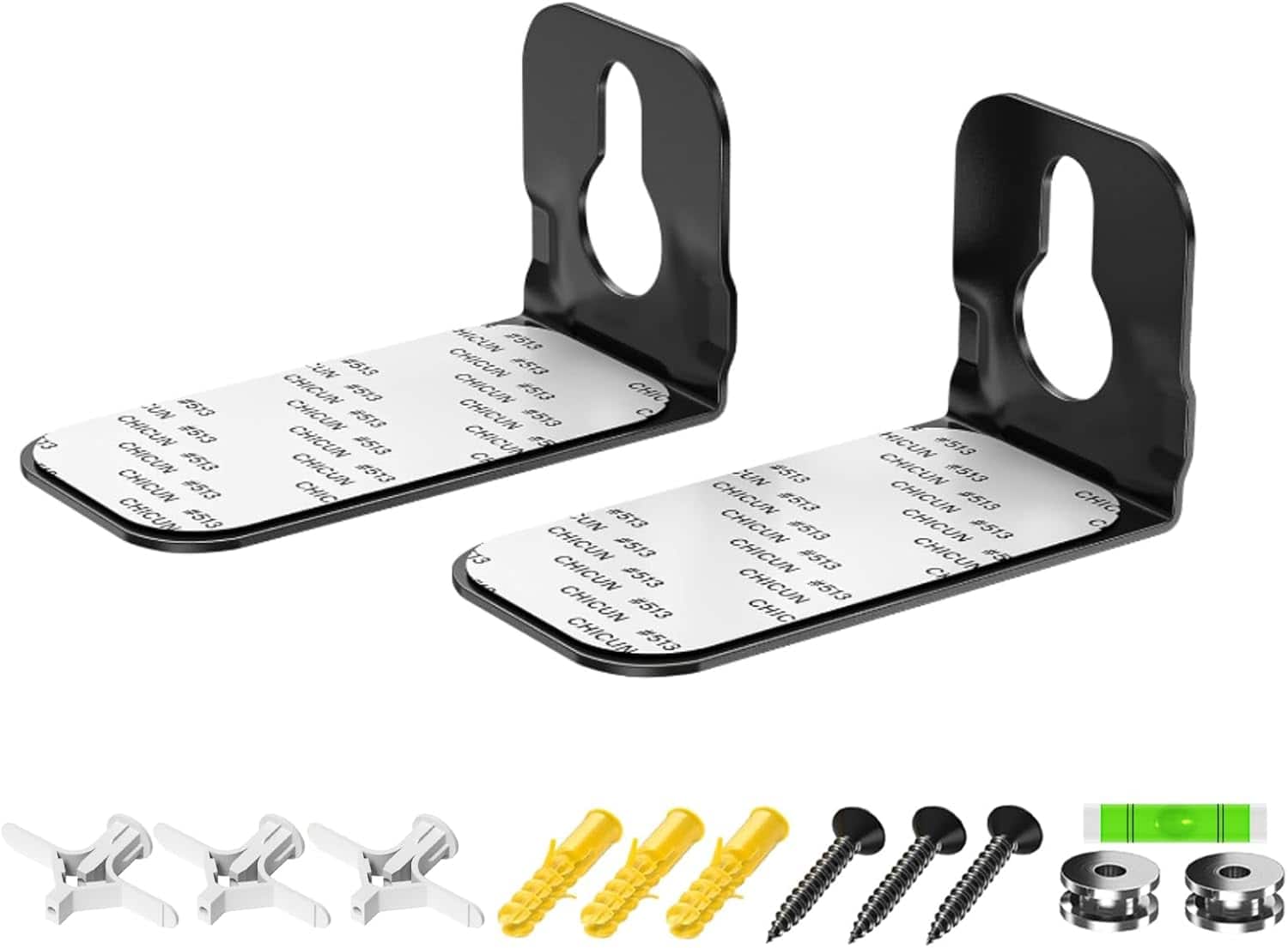 Schertz - Universal Soundbar Wall Mount for Samsung, Sony, LG, Vizio & More - Black