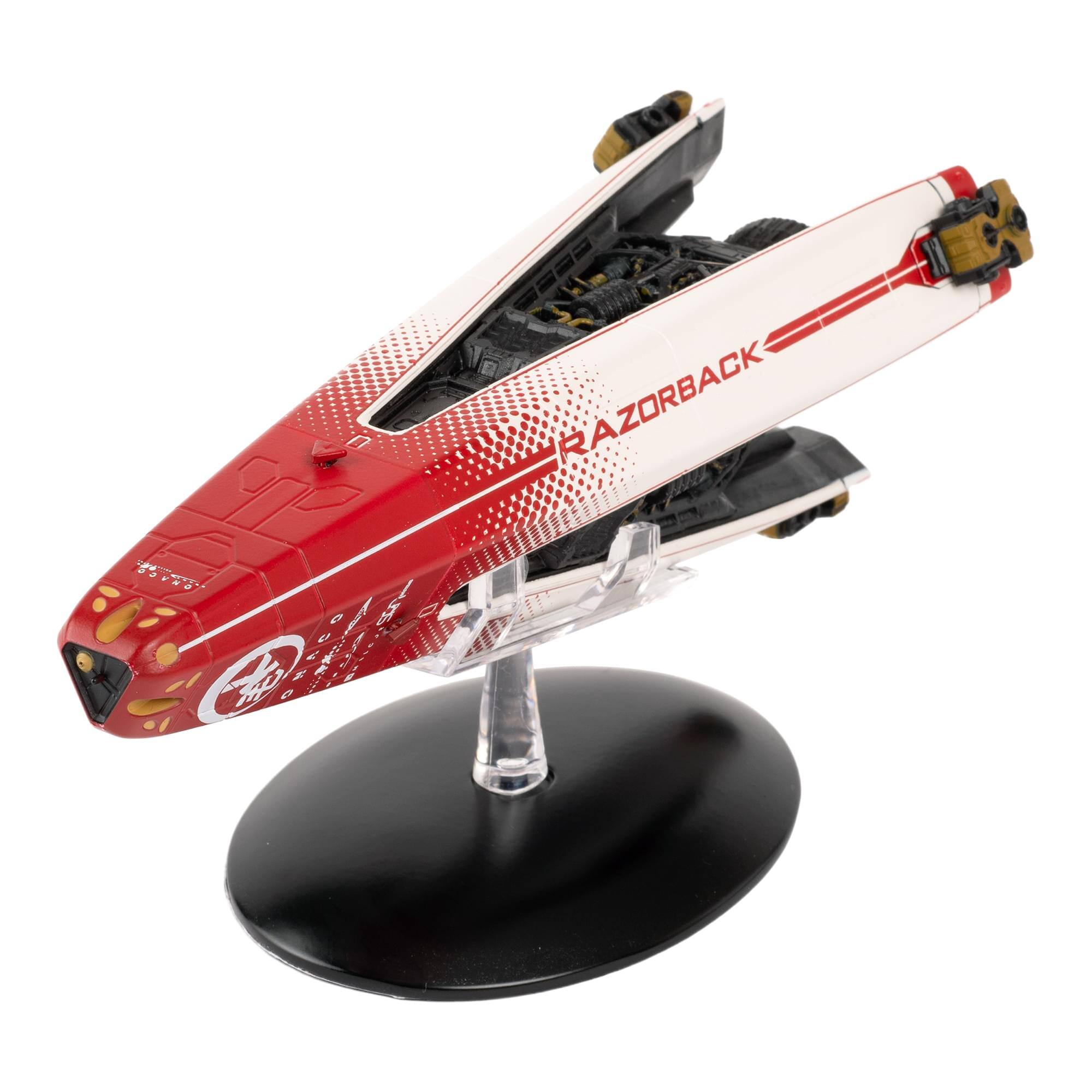 Alt View 1. Eaglemoss - Eaglemoss The Expanse 7 Inch Ship Replica | Razorback - Red.