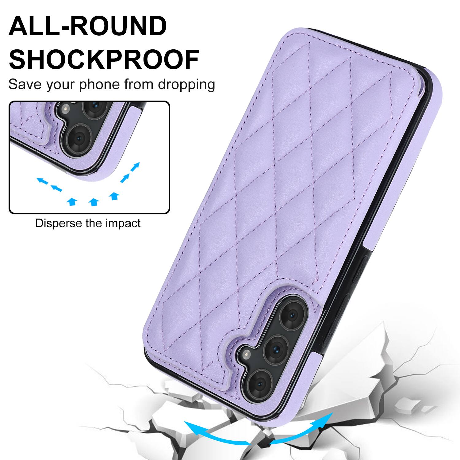 ALL-ROUND SHOCKPROOF  
Save your phone from dropping  
Disperse the impact