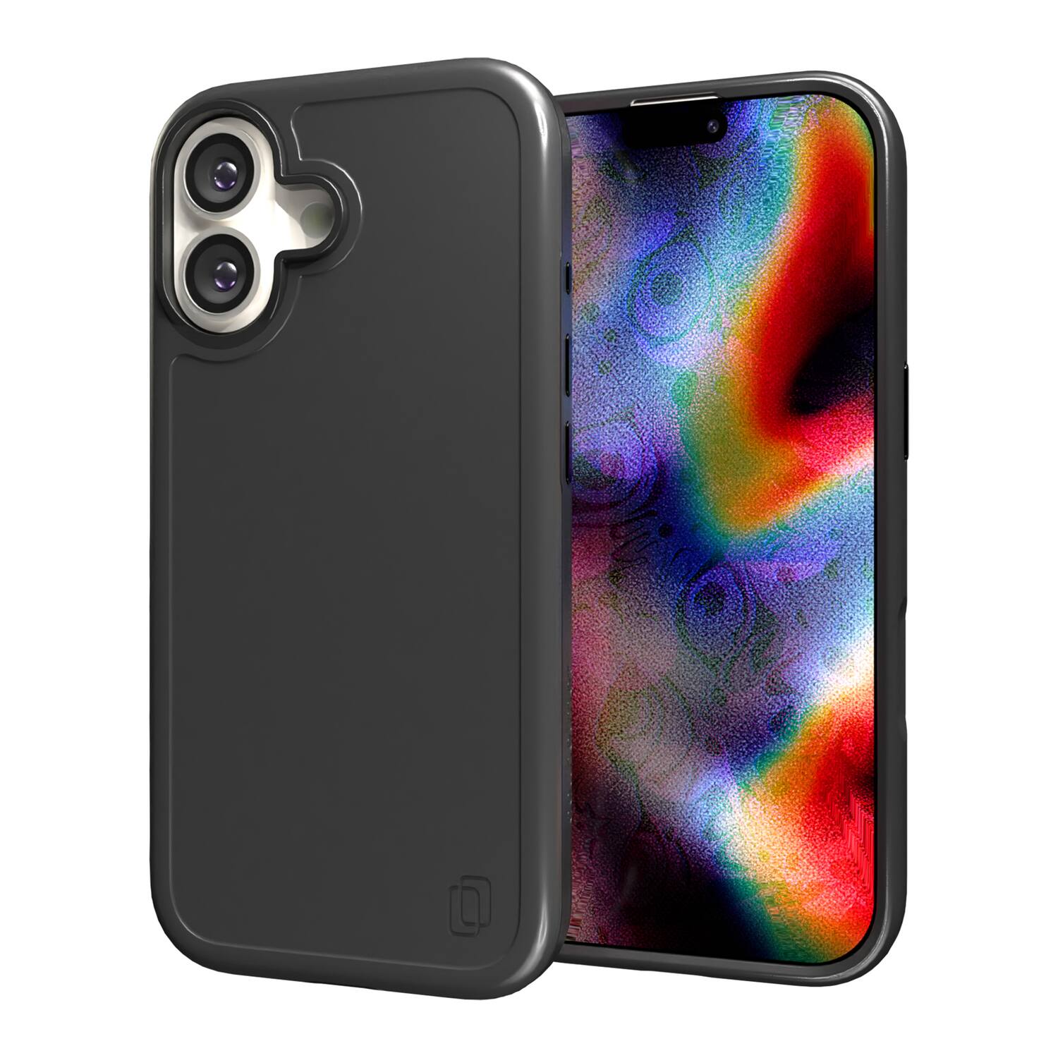 Left. Cellhelmet - Fortitude Series MagSafe-Compatible Case for iPhone 17 - Black.