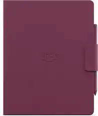 Front. Amazon - Amazon Kindle Scribe Executive Folio Cover with Magnetic Attach, Sleek Protective Case - Premium Leather - Fig.
