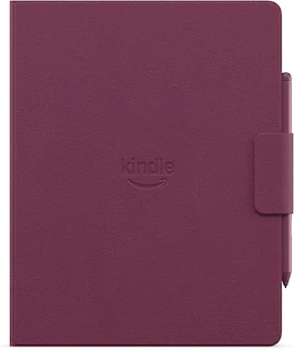 Amazon - Kindle Scribe Executive Folio Cover with Magnetic Attach, Sleek Protective Case - Premium Leather - Fig