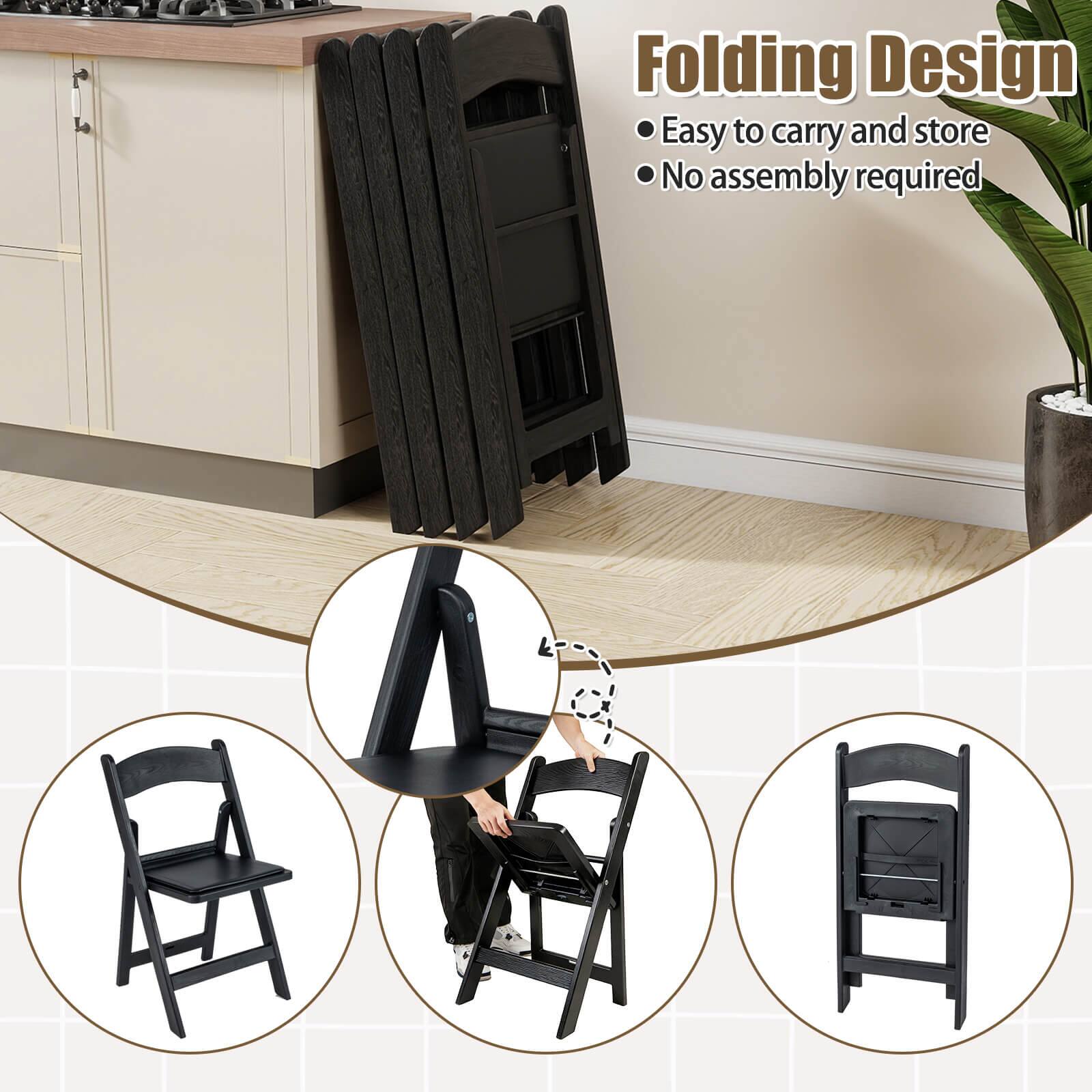 Folding Design  
- Easy to carry and store  
- No assembly required