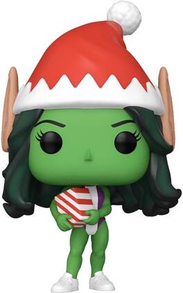 Funko - POP! MARVEL: Holiday - She-Hulk - Collectibles - Multicolor