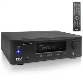 Pyle - 5.2 Ch. Home Theater Stereo Receiver - Black