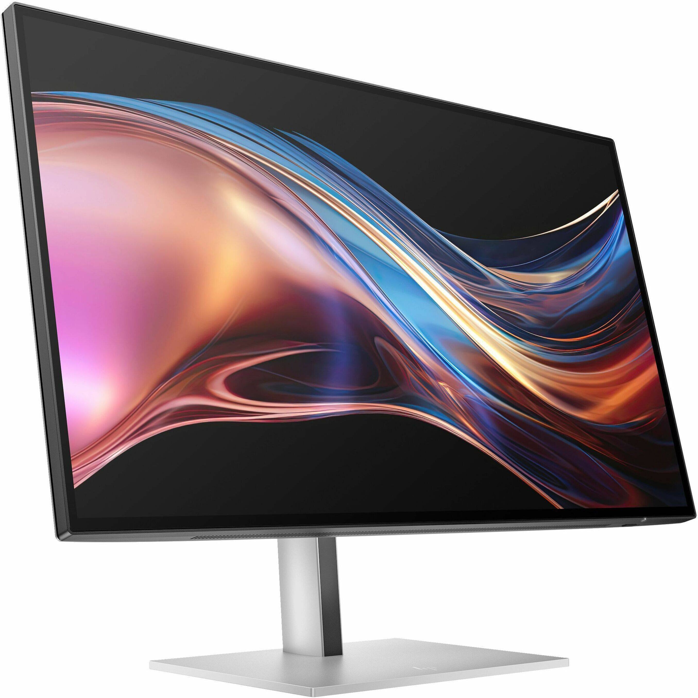 Alt View 13. HP - 27" IPS LED 120Hz FreeSync Premium (AMD Adaptive Sync) Monitor with HDR (USB, HDMI) - Natural Silver, Silver.