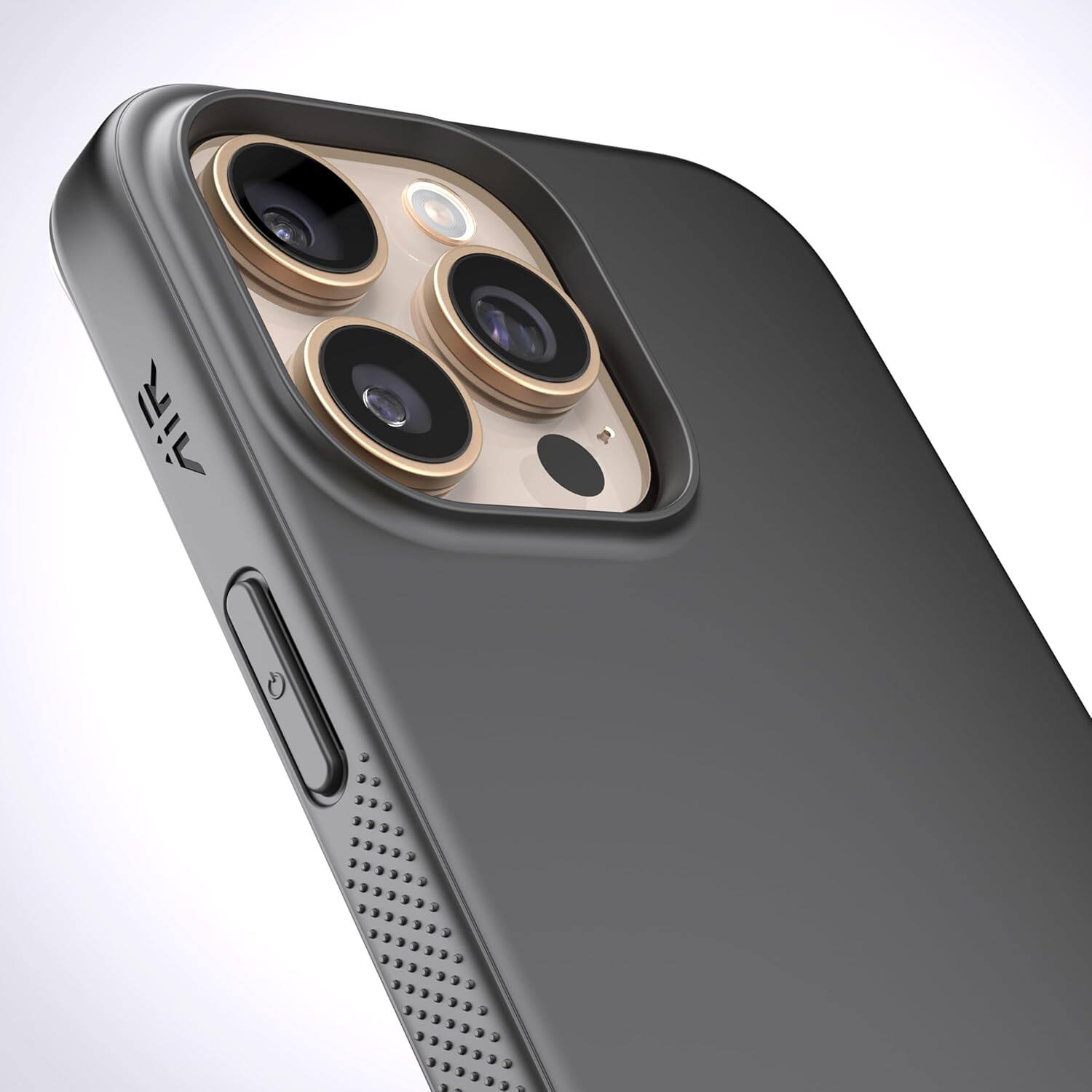 Alt View 1. Rebel - Rebel - Air ² Series Case For Apple iPhone 16 Pro Max - Black - Black.