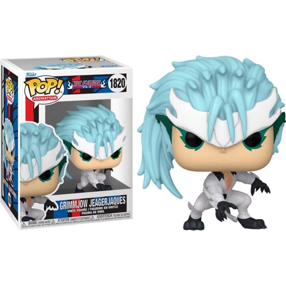 Funko POP! Animation Grimmjow Jeagerjaques Vinyl Figure En Vinyl Figurine De Vinyl Figura De Vinil Advertencia Peligro 3E0 A Autenticidad Danger Nor A Marnng
