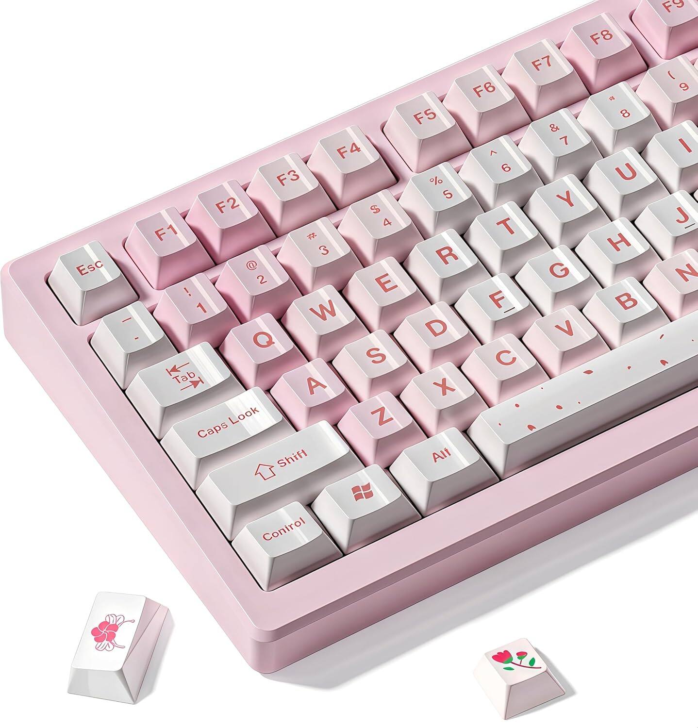 Esc F1 F2 F3 F4 F5 F6 F7 F8 F9  
1 2 3 4 5 6 7 8 9  
Q W E R T Y U I O P  
A S D F G H J K L  
Z X C V B N M  
Tab Caps Lock Shift Alt Control