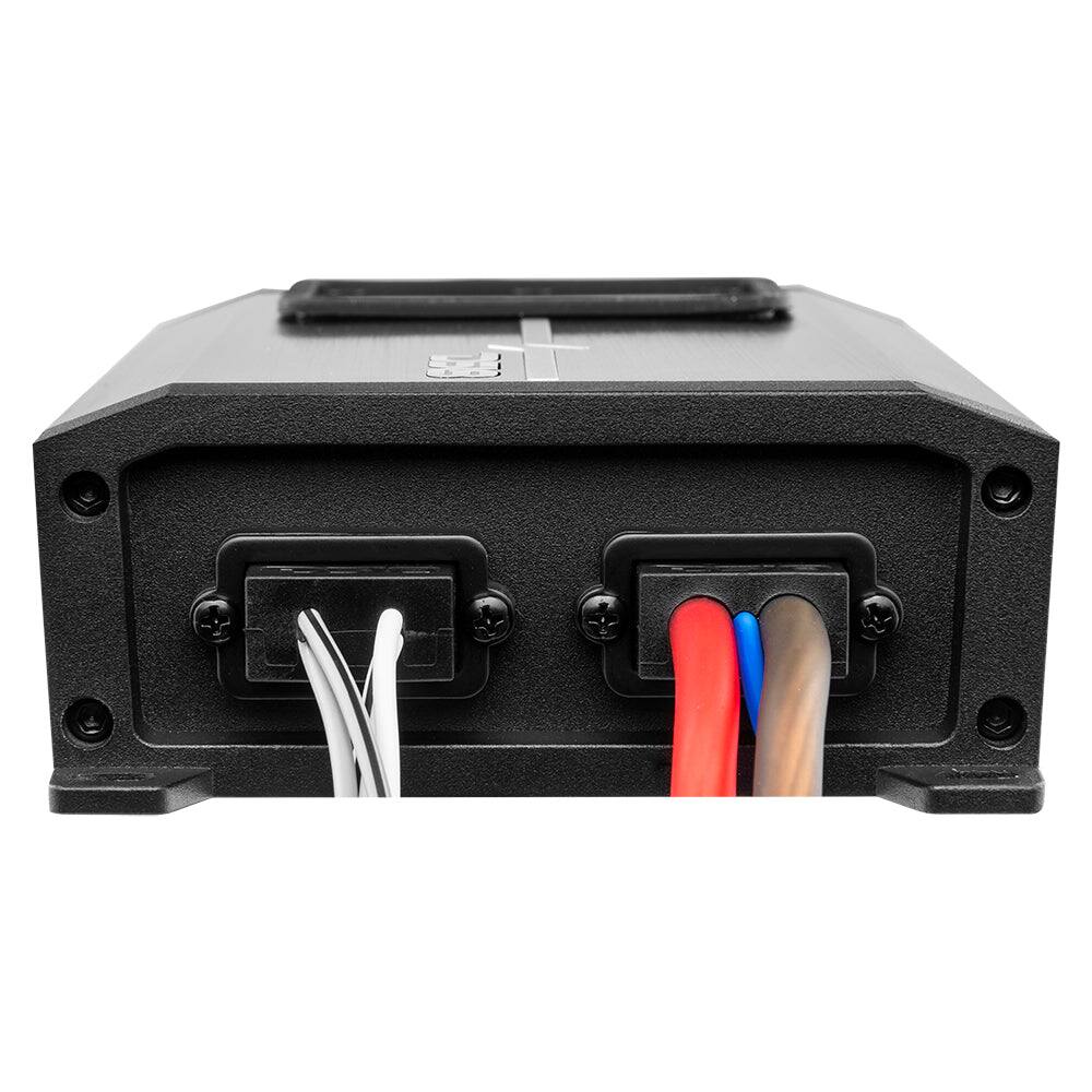 Alt View 2. DS18 Audio - NXL-X 2-Channel Class D Car Amplifier with Marine Rating, 2 x 180W RMS at 4 Ohm - Black.