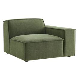 Restore Performance Fabric Upholstered Right-Facing Modular Lounge Chair by Modway - Foliage
