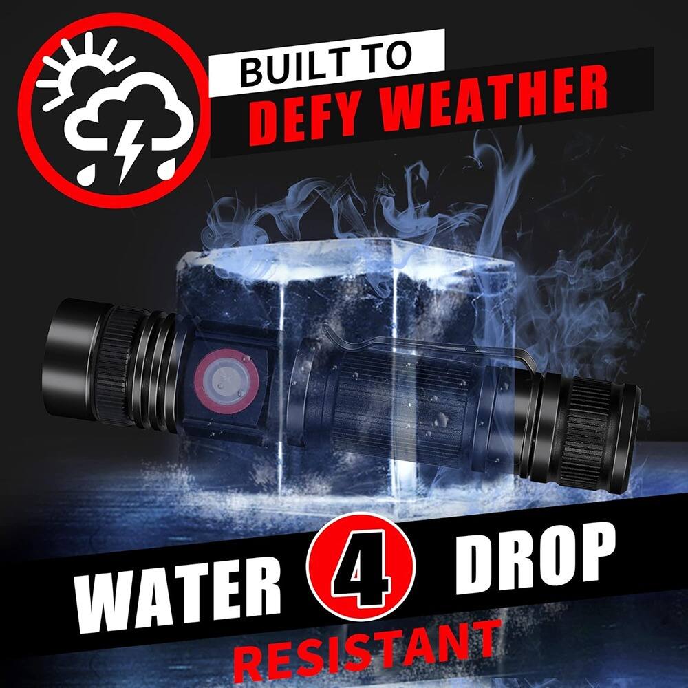 BUILT TO DEFY WEATHER

WATER RESISTANT

4 DROP RESISTANT
