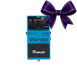 BOSS - VB-2W All-Analog Circuitry Real-Time Control Waza Craft Vibrato Pedal