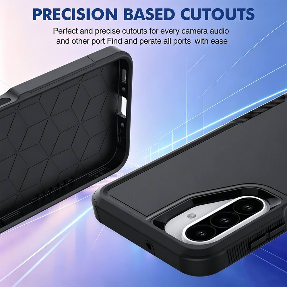 PRECISION BASED CUTOUTS  
Perfect and precise cutouts for every camera, audio, and other ports. Find and operate all ports with ease