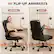 90° FLIP-UP ARMRESTS
FLIP DOWN
To support your arms
FLIP UP
To save space
