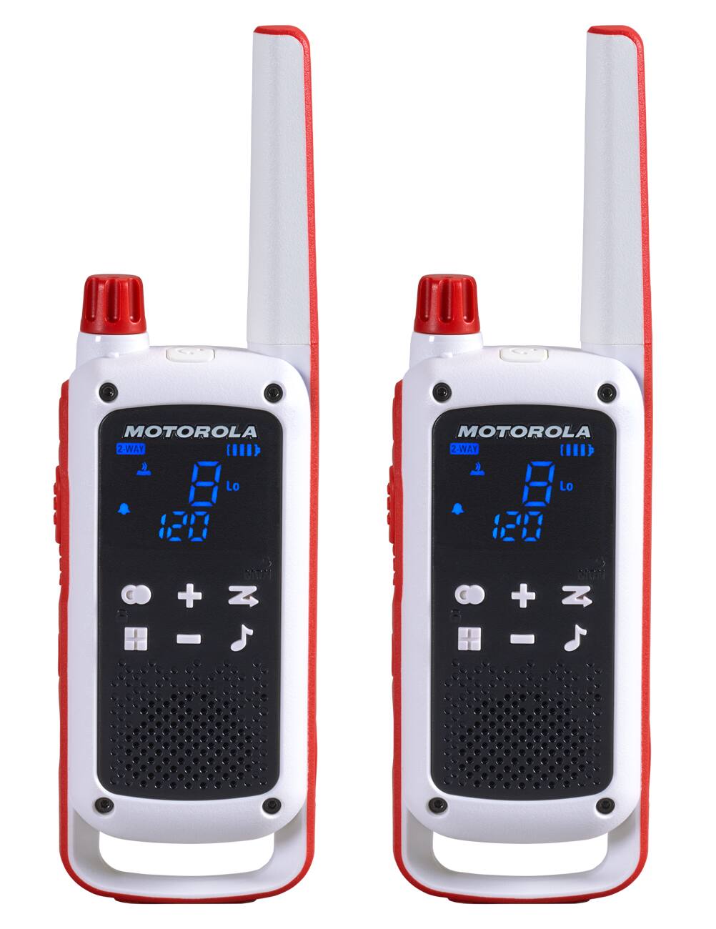 Alt View 13. Motorola - Solutions TALKABOUT T478 Two Way Radio - 2 Pack - White - White.