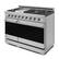 Angle. Thor Kitchen - Gordon Ramsay Series by Thor Kitchen 6.8 Cu. Ft Freestanding Gas Range - Stainless Steel.