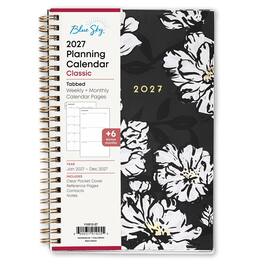 Blue Sky - 2027 Weekly & Monthly Planner Calendar, 5"x8", Baccara Dark