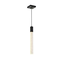 Elegant Lighting - Weston 1 light pendant in - Black