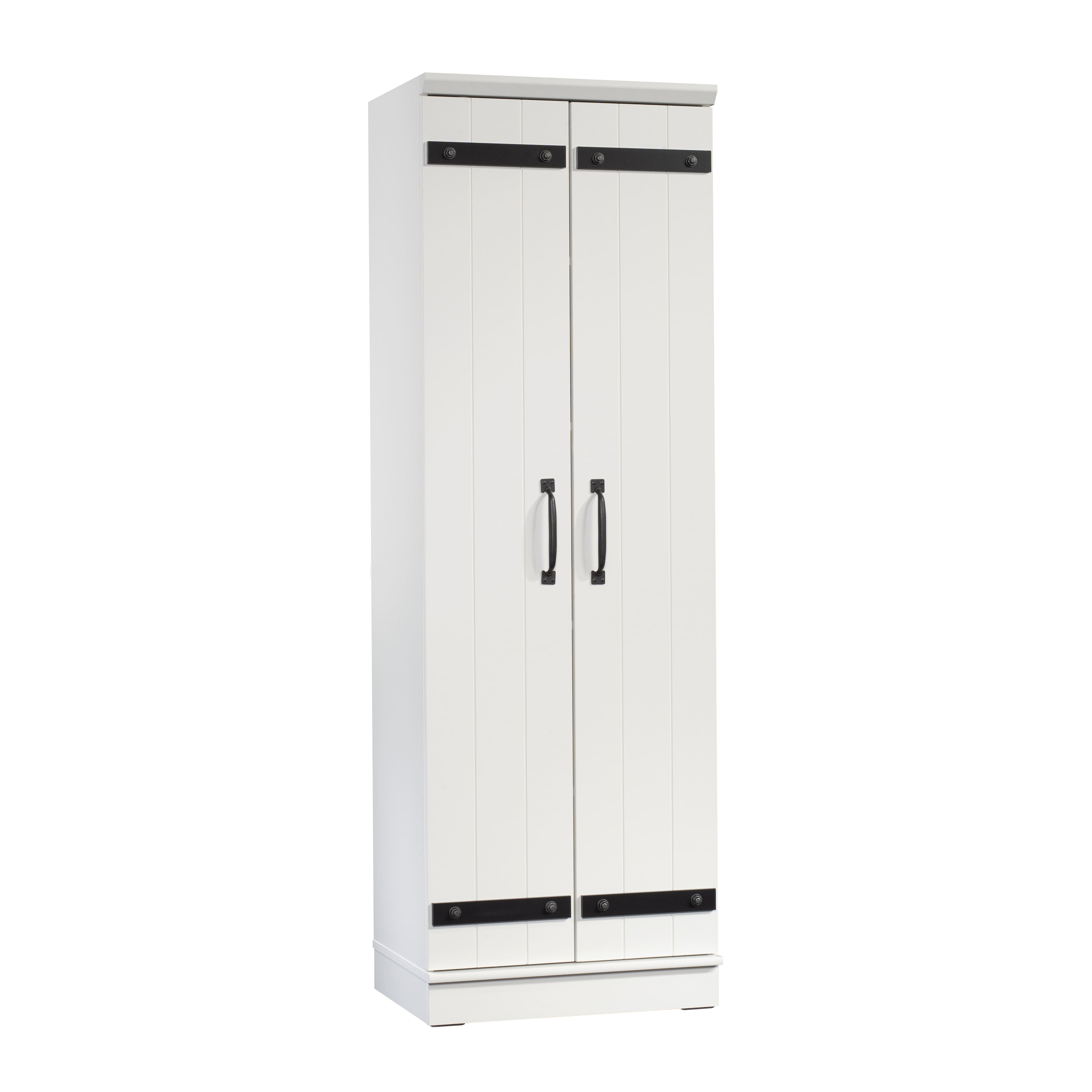 Sauder - Home Plus 2-Door Kitchen Storage Cabinet - White - Front_Zoom