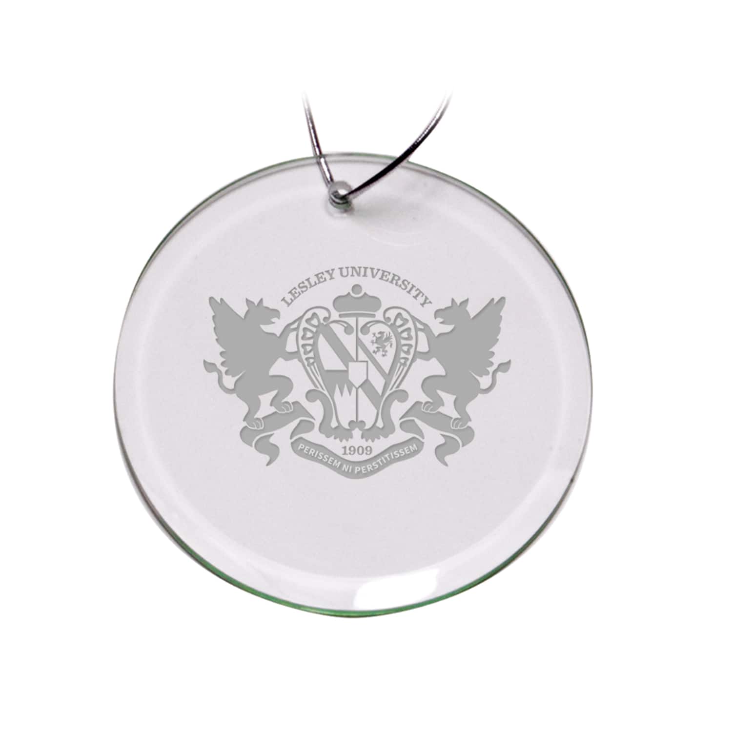 Jardine - Lesley Lynx Primary Logo 3'' Round Glass Ornament - Multicolor