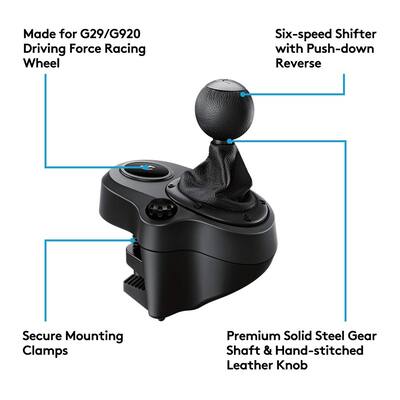 Logitech G Driving Force Shifter for G29 and G920 Driving Force Logitech G Driving Force Shifter for G29 and G920 Driving Force