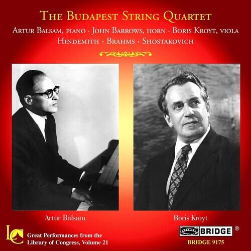 Budapest Quartet - Great Performances from the Library of Congress 21   - COMPACT DISCS [CD] price history on PriceWatchPro