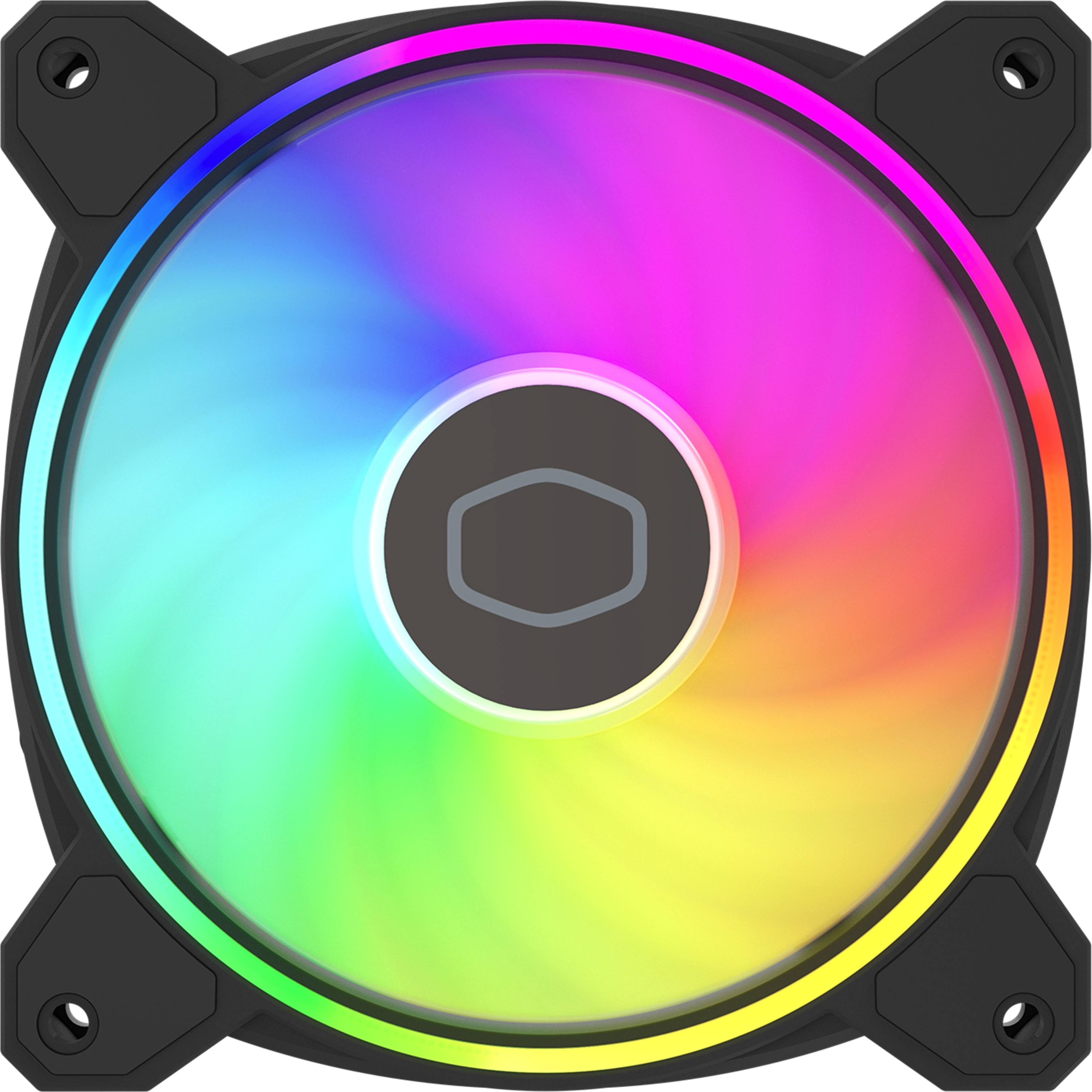 Alt View 16. Cooler Master - MasterFan 12mm Cooling Fan - Black.