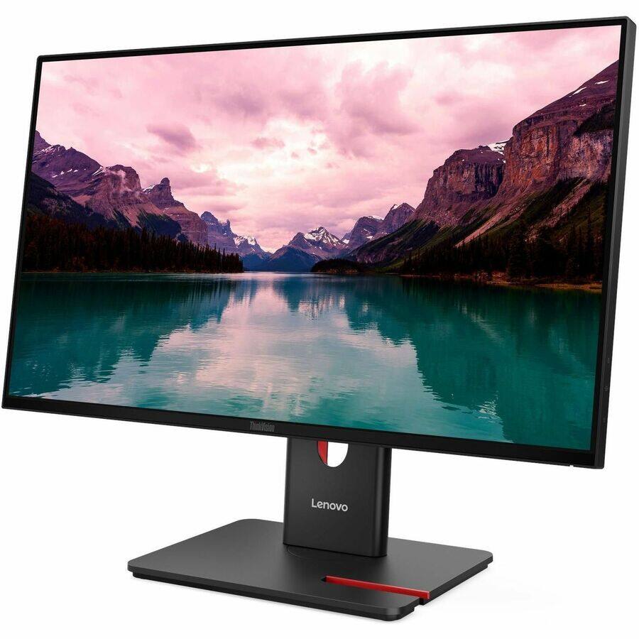 Alt View 4. Lenovo - Lenovo ThinkVision T24-40 24" Class Webcam Full HD LED Monitor - 16:9 - Raven Black - 23.8" Viewable - In-plane - Black.