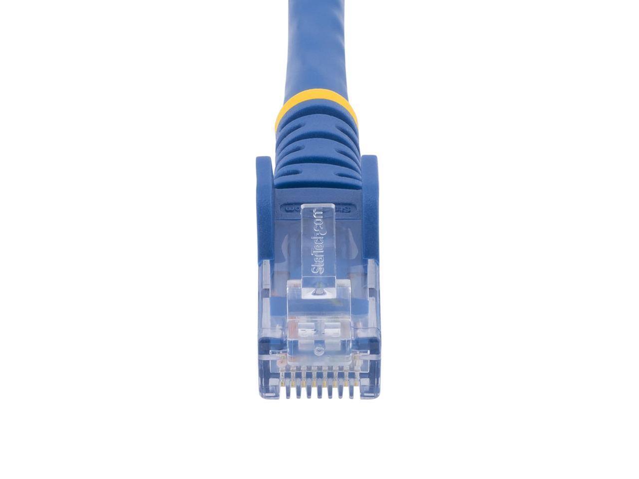 Alt View 3. StarTech.com - StarTech.com 1 ft CAT6 Ethernet Cable - 10 Pack - Blue - Snagless RJ45 - 24 AWG - UTP (N6PATCH1BL10PK).