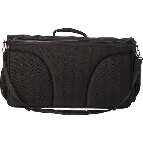 Back. Gator - Messenger Bag for DJ MIDI Controllers up to 25 Inches with Laptop and Headphone Storage.