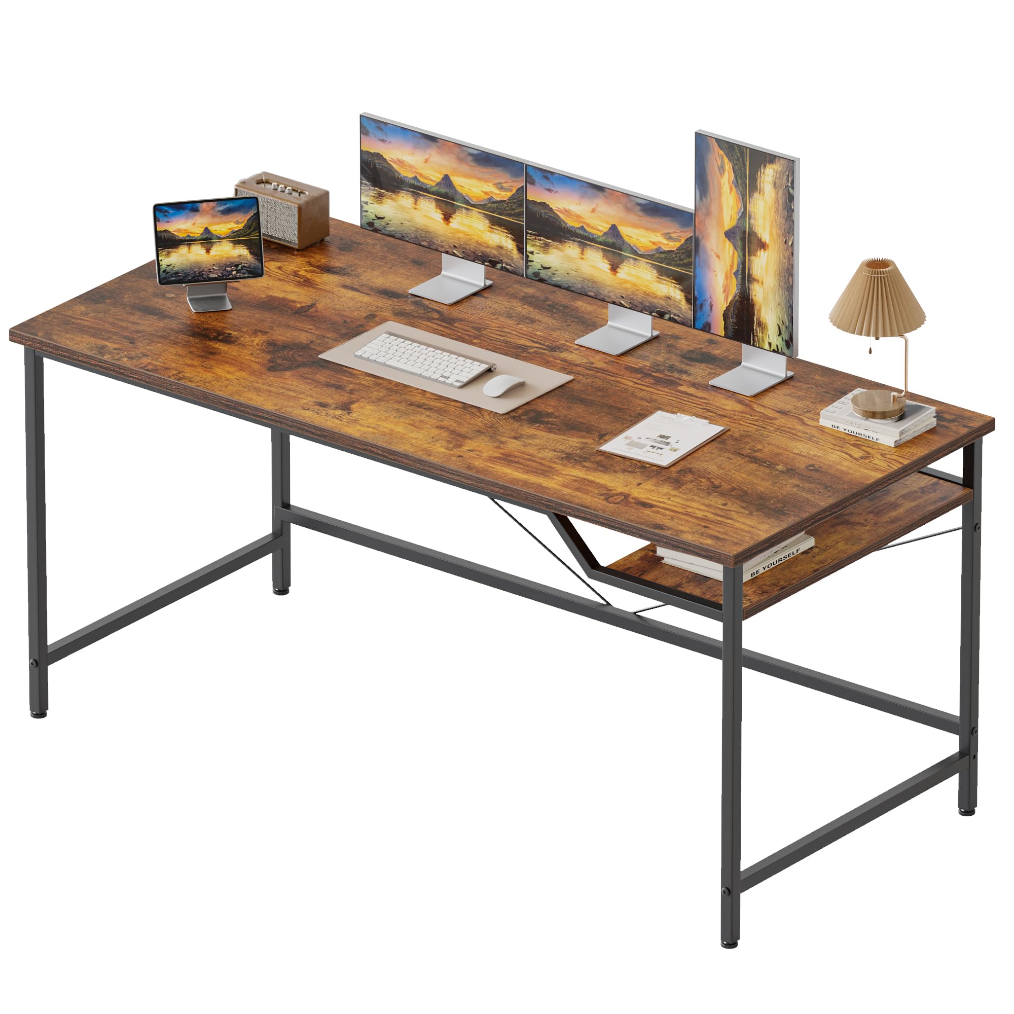 Shelf, Dark Brown 55 inch