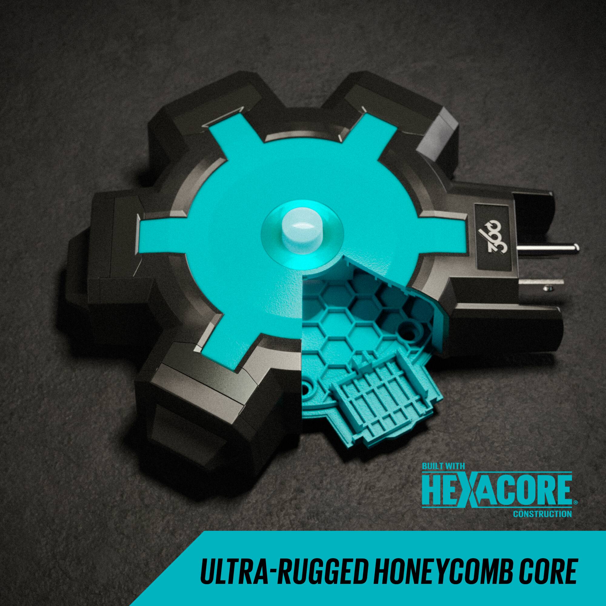 BUILT WITH HEXACORE  
CONSTRUCTION  
ULTRA-RUGGED HONEYCOMB CORE