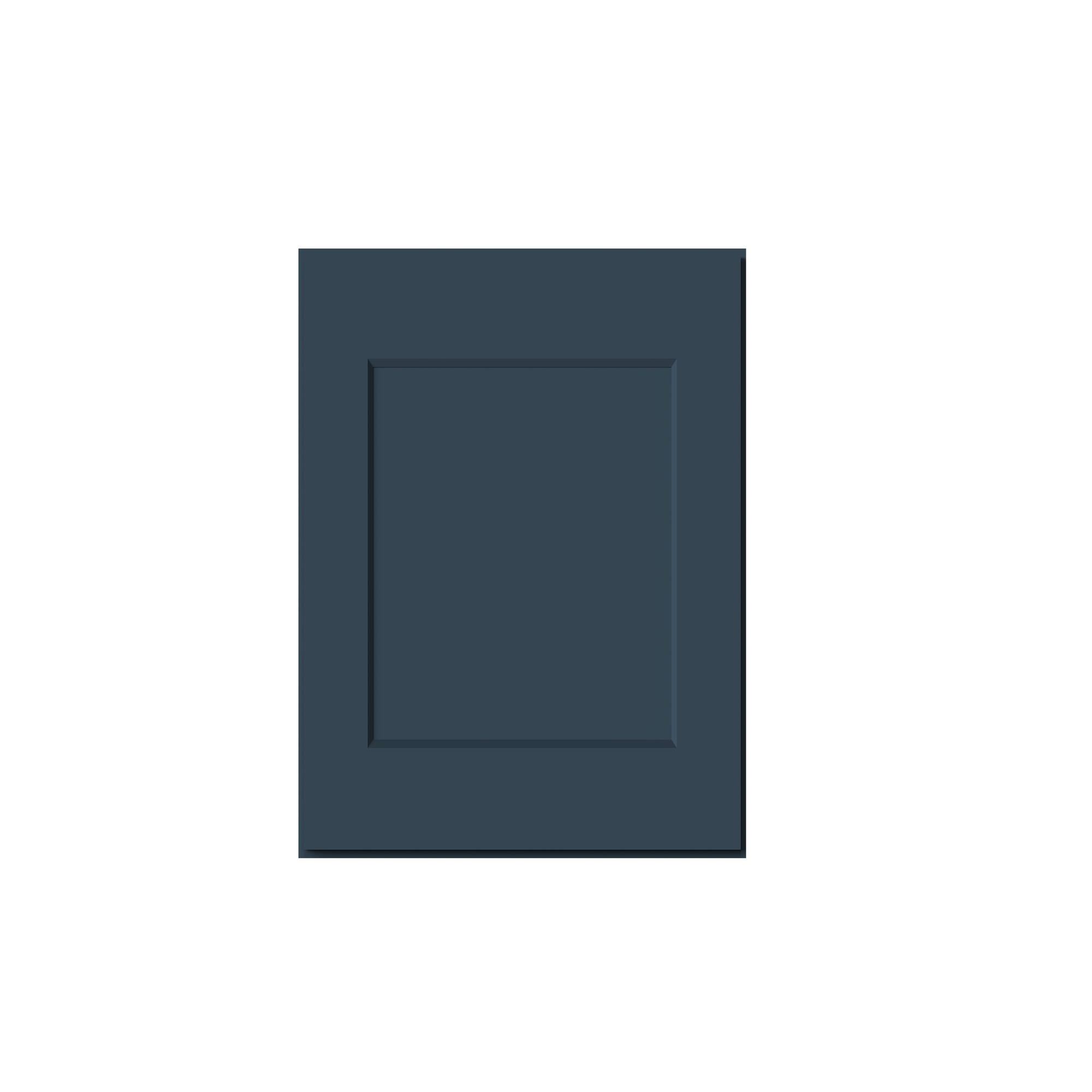 Alt View 1. Boyel Living - 21-in W x 18-in H x 12-in D Shaker RTA Kitchen Wall Cabinet with Soft-Close - Charcoal Blue.