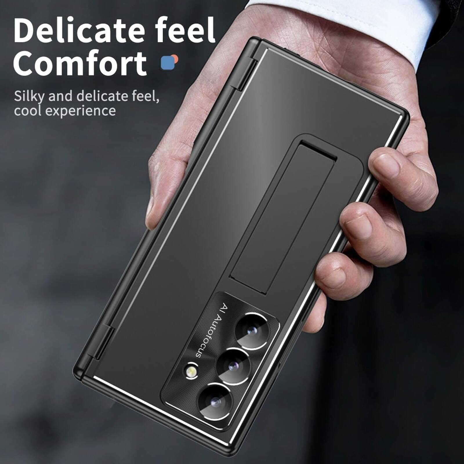 Delicate feel Comfort  
Silky and delicate feel, cool experience  
AI Autofocus