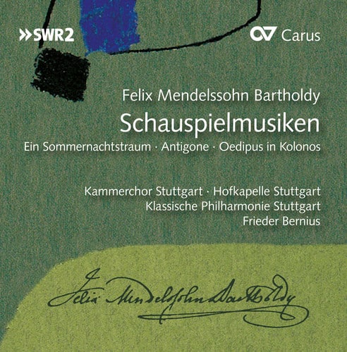 Mendellsohn / Bernius / Kammerchor Stuttgart - Schauspielmusiken  - COMPACT DISCS