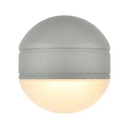 Living District - Raine Integrated Led Wall Sconce In - Silver