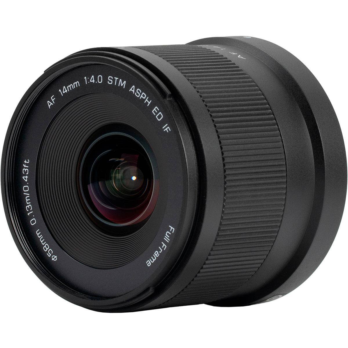 AF 14mm 1:4.0 STM ASPH ED IF  
0.13m/0.43ft  
Full Frame  
58mm