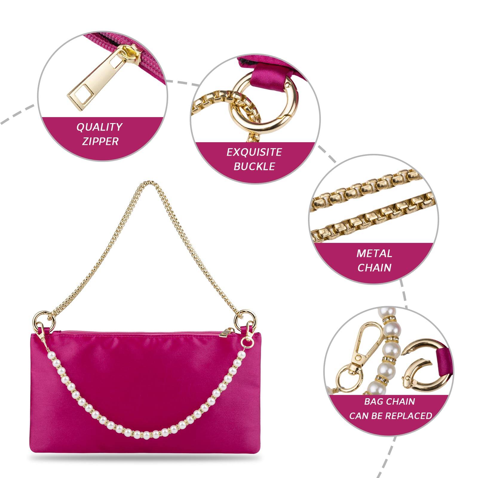 QUALITY ZIPPER  
EXQUISITE BUCKLE  
METAL CHAIN  
BAG CHAIN CAN BE REPLACED