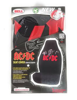 Bell - AC/DC Rock n' Roll Car Seat Cover - Fits most bucket seats with built-in or adjustable headrests - Multi